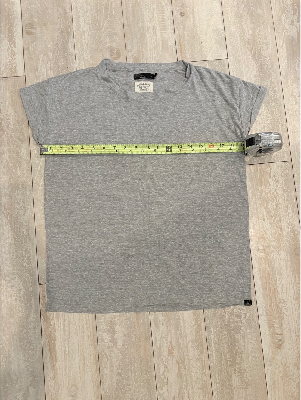 prAna Women’s Small Gray Dolman Sleeve T-Shirt Sustainable Relaxed Fit - Picture 6 of 8